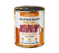 SUPER RAFI Pure Line nourriture humide pour chien au canard et aux patates douces 800 g