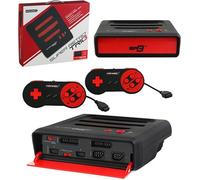 Retro Bit Super Retro Trio 3 in 1 Console Red/Black, NES/SNES/Mega Drive PAL Version