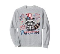 Super RIZZ'EM avec PATRIOTISME Raccoon I Put Tism Dad Sweatshirt