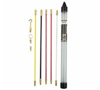 Super Rod Crtb Toolbox Kit d'installation de câble de 1,3 m avec 3 accessoires de manutention de câbles