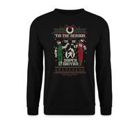 Super Saiyan | Dragon Ball Z | Vegeta & Son-Goku | Pull de Noël Ugly Christmas, Noir , XL