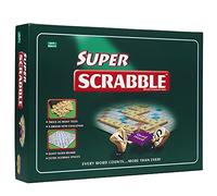 Super Scrabble: twice as many tiles and a giant-sized board , Classic Games , For 2-4 Players , Ages 10+