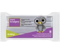 Super Sculpey Gray - Semi-Transparent - 454 Gr