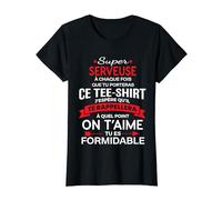 Super Serveuse on t'aime cadeau femme Serveuse T-Shirt
