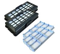 Super Set - 2 Filtre HEPA + 2 Filtre Moteur pour Aspirateur Bosch BSG71266/11, BSG71466/14, BSG71666/14