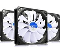 Super Silent Fan 14-140Mm Ventilateur Pour Boîtier Pc Silencieux Et Efficace Avec 4 Pads Anti Vibrations,12V,Ventilation Pc,14Cm,Ventilo Pc,Fan Pc,8,6 Db(A) 80 M3/H-3 Pièces