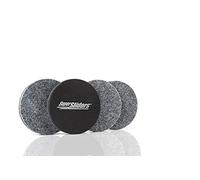 Super Sliders 4743595N Lot de 4 déménageurs de Meubles réutilisables pour Bois Dur pour déplacer Rapidement et Facilement Les Articles avec Protections de Sol en Feutre, Gris
