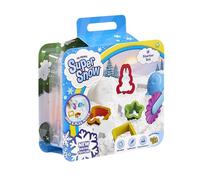 Super Snow - Kit pour Débuter - Jeu Créatif pour Enfants à Partir de 3 Ans - Sable Magique - Jeu de Construction et d'Imagination - Doux au Toucher - Boite Se Transforme en Plateau de Jeu