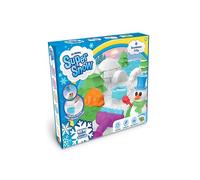Super Snow - La Ville du Bonhomme de Neige - Jeu Créatif pour Enfants à Partir de 3 Ans - Sable Magique - Jeu de Construction et d'Imagination - Doux au Toucher