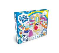Super Snow - Le Royaume Du Pingouin- Jeu Créatif pour Enfants à Partir de 3 Ans - Sable Magique - Jeu de Construction et d'Imagination - Doux au Toucher - Boite de Jeu se Transforme en Royaume