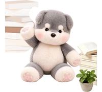 Super Soft Husky Doll - 23,6 pouces Professional Cuddly Puppy Stuffed Animal | Small Dog Plush Toy, Modern Style Decorative Cuddle Companion | For Kids Boys Girls Adults Living Room Office Car Couch