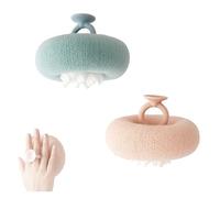 Super Soft Sunflower Suction Cup Bath Ball, 2025 Upgrade 2-in-1 Sunflower Bath Ball, Exfoliating Bath Sponge Cleaning Brush(2pc-b)