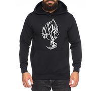 Super Son Goku Sweat à Capuche pour Homme One Dragon Master Ball Vegeta Turtle Roshi Piece Golds DB, Farbe2:Schwarz;Größe2:XXL