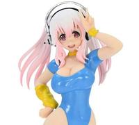 Super Sonico Statuette PVC Super Sonico Concept Figure 80's/Another Color/Blue Ver. 18 cm