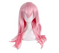 Super Sonico Supersonico Cosplay Wig 60cm Long Pink Ombre Heat Resistant Synthetic Hair Wig + Wig Cap