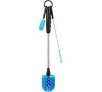 Super Sparrow Brosse de nettoyage pour bouteille - Ensemble de brosses de nettoyage avec long manche - Sans BPA - Pour bouteilles d'eau/bouteilles de bière/couvercle de bouilloire
