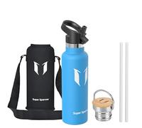 Super Sparrow Gourde Isotherme - Bouteille Isotherme - 620ml - Gourde Inox Bouche Standard - Gourde Sport Étanche - Gourde Enfant sans BPA, pour Sport, Gym, Voyage