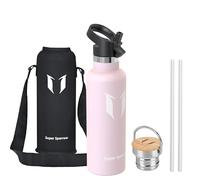 Super Sparrow Gourde Isotherme - Bouteille Isotherme - 750ml - Gourde Inox Bouche Standard - Gourde Sport Étanche - Gourde Enfant sans BPA, pour Sport, Gym, Voyage