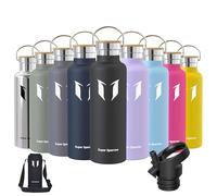 Super Sparrow Gourde Isotherme - Bouteille Isotherme - 750ml - Gourdes Inox Bouche Standard - Gourde Enfant sans BPA, pour Sport, Gym, Voyage