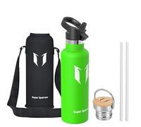 Super Sparrow Gourde Isotherme - Bouteille Isotherme - 750ml - Gourde Inox Bouche Standard - Gourde Sport Étanche - Gourde Enfant sans BPA, pour Sport, Gym, Voyage
