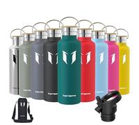 Super Sparrow Gourde Isotherme - Bouteille Isotherme - 750ml - Gourdes Inox Bouche Standard - Gourde Enfant sans BPA, pour Sport, Gym, Voyage
