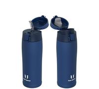 Super Sparrow Gourde Isotherme - INOX Bouteille Isotherme - 500ml - Mug Isotherme Étanche - Gourde Enfant sans BPA - Comprend 2 Couvercles avec Paille et Couvercle Sport