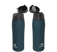 Super Sparrow Gourde Isotherme - INOX Bouteille Isotherme - 750ml - Mug Isotherme Étanche - Gourde Enfant sans BPA - Comprend 2 Couvercles avec Paille et Couvercle Sport