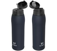 Super Sparrow Gourde Isotherme - INOX Bouteille Isotherme - 950ml - Mug Isotherme Étanche - Gourde Enfant sans BPA - Comprend 2 Couvercles avec Paille et Couvercle Sport