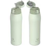 Super Sparrow Gourde Isotherme - INOX Bouteille Isotherme - 950ml - Mug Isotherme Étanche - Gourde Enfant sans BPA - Comprend 2 Couvercles avec Paille et Couvercle Sport