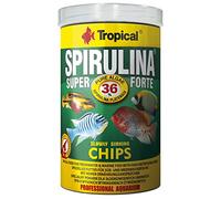 Super SPIRULINA Forte Chips 1000ml / 520g - pour Poissons aux Besoins nutritifs très exigeants, sous Forme de jetons