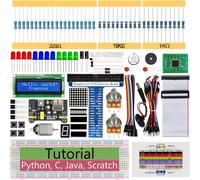 Super Starter Kit for Raspberry Pi 5 4 B 3 B+ 400 Zero 2 W,682-Page Detailed Tutorial,Python C Java Scratch Processing Code,164 Items,88 Projects (Raspberry Pi Not Included)
