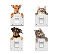 Super Stickers Muraux Interrupteur Décor Stickers Art Stickers Interrupteur Décoratif Drôle Décalque Chambre Chambre de la Pépinière Décor Finition Fin Clever Treatment