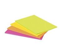 Bloc-notes - POST-IT - Lot de 4 blocs - 45 feuilles - Multicolore - 203 x 152 mm