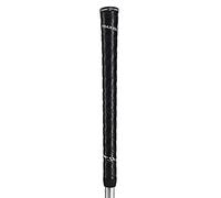 Super Stroke Traxion™ Wrap Gold Club Grip, noir (taille moyenne) | Texture de surface avancée qui améliore le retour et l'adhérence | Adhérence extrême offrant stabilité et retour | Vitesse de