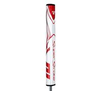 Super Stroke Zenergy Flatso 3.0 Blanc/Rouge Poignée de Putter Unisexe, Taille Unique