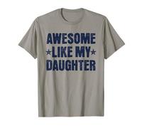 Super Style rétro Amusant comme ma Fille pour Les Papas et Les Mamans Fiers T-Shirt