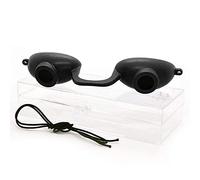 Super Sunnies EVO Flex Lunettes de protection UV pour les yeux, conforme à la FDA, lunettes de bronzage, protection contre la lumière rouge avec étui - Noir