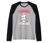Super Surnom Pétasse Humour EVJF copines Gang des Pétasses Manche Raglan