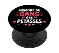 Super Surnom Pétasse Humour EVJF copines Gang des Pétasses PopSockets PopGrip Adhésif