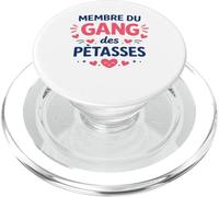 Super Surnom Pétasse Humour EVJF copines Gang des Pétasses PopSockets PopGrip pour MagSafe