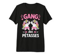 Super Surnom Pétasse Humour EVJF copines Gang des Pétasses T-Shirt Haut de Gamme