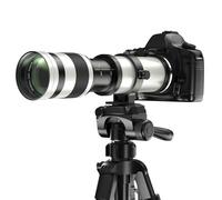 Super téléobjectif 420-800 mm F8.3 Mise au point manuelle pour reflex numériques Canon EF/EF-S Mount - Compatible avec EOS Rebel T7/T7i, 5D, 90D, 80D, 7D et plus encore
