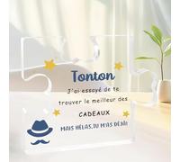 Super Tonton Cadeau Acrylique Puzzle Anniversaire Homme