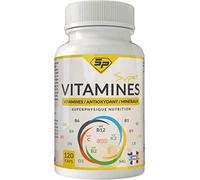 SUPER VITAMINES • 19 MICRO-NUTRIMENTS ESSENTIELS • Formes BIO-DISPONIBLES • Pour homme et femme • MADE IN FRANCE • Pour 2 MOIS • SuperPhysique Nutrition