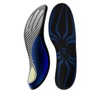 Super Wave Semelle intérieure anti-torsion en plaque de carbone pour équitation, badminton, tennis, course à pied, mouvement de rebond sur toute la paume (bleu, 41-42)