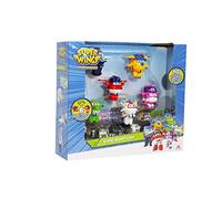 SUPER WINGS Avions Jouets Transformables et Figurines Robots du Dessin Animé(Pack de 10) , Jouet Enfant 2 3 4 5 6 7 8 Ans Garcon Fille