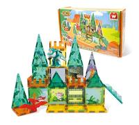 Super Wings Blocs de Construction Magnétiques 38PCS, Jouets magnétiques pour Enfants Les Tout-Petits, Jouets pour 3 4 5 6 7 8 Ans garçon Fille, Multicolore
