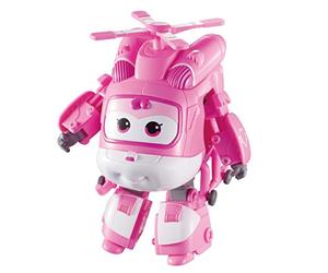 Super Wings DIZZY Hélicoptère Jouet Transformable et Figurine Robot,Robot Transformable du Dessin Animé,Jouet Enfant 2 3 4 5 6 7 8 Ans Garcon Fille - 12 cm