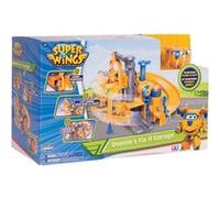 SUPER WINGS Playset ""Donnie's Fix it Garage"" + 1 figurine ""Pop-Transform""