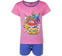 Super Wings Ensemble pyjama en coton court Shortama pour fille 3 ans Rose